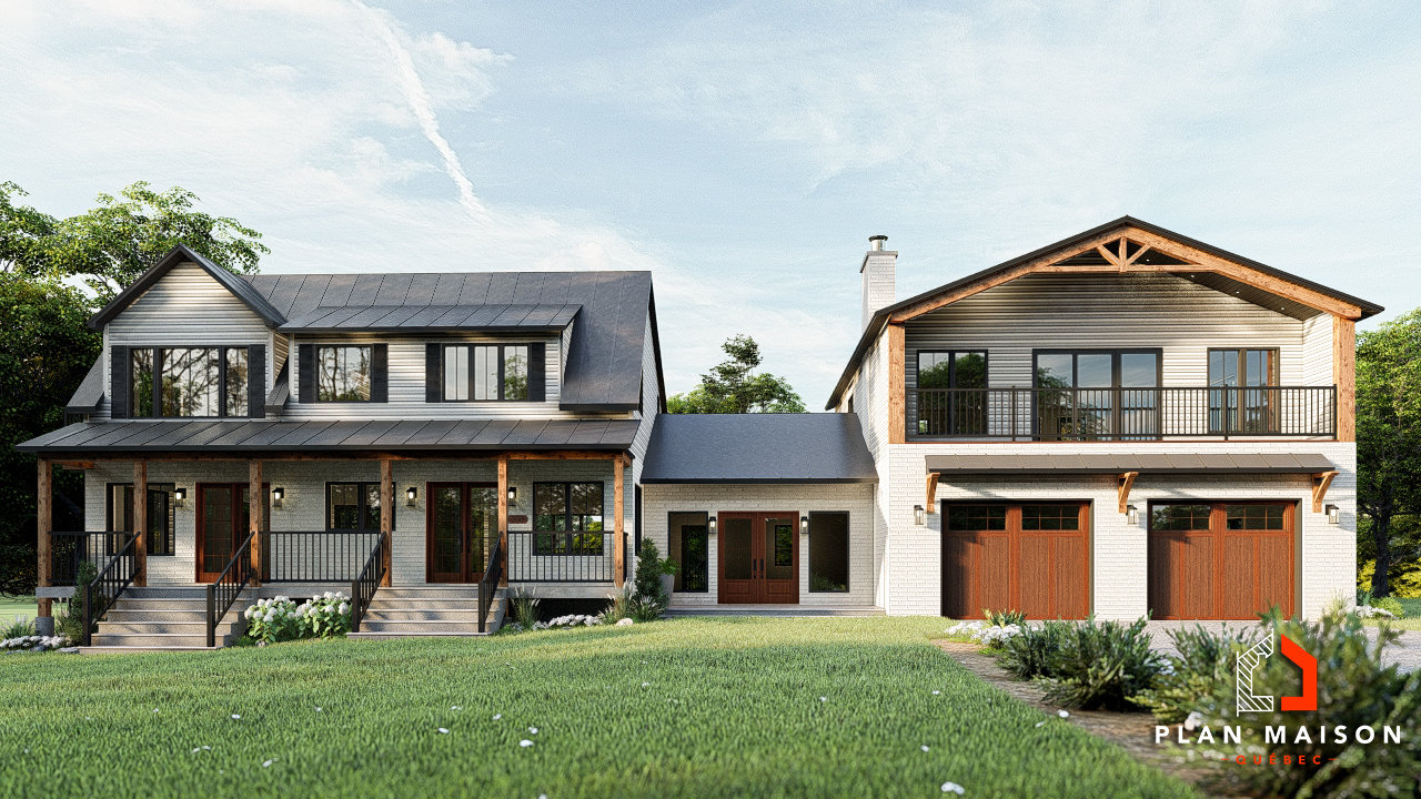 Extension entre deux maisons | Plan Maison Québec